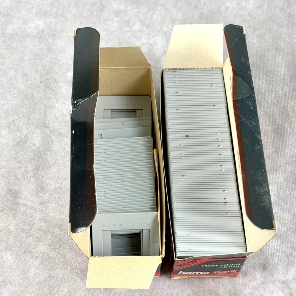Hama DSR Plastic Slide Mounts 1.6mm Glassless for LKM Magazines Made in Germany